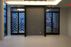 This unique custom privacy film was installed in an office by our wonderful team.