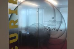 Another beautiful custom design installed by our team for CURIE!