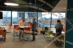 Corporate Names & Logos On Glass